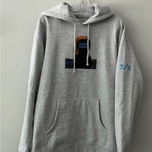 Gray Graphic Hoodie